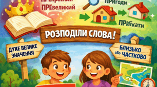 Три кошики для префіксів: ПРЕ- та ПРИ-