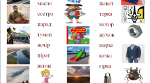 Читання слів з 5 букв