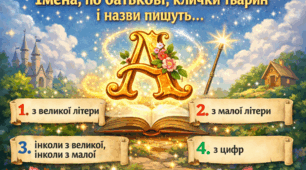 Чарівна велика буква.