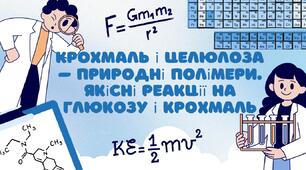 Крохмаль і целюлоза – природні полімери. Якісні реакції на глюкозу і крохмаль