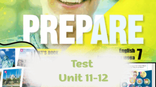 Prepare 7 Units 11-12. Діагностувальна робота за групами результатів (ГР4 -Письмо)