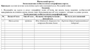 Навчальний проєкт "Імена видатних особистостей на географічних картах."