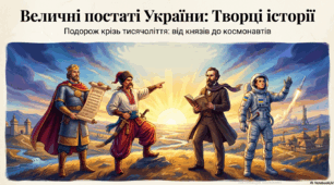 Величні постаті України: Творці історії. Подорож крізь тисячоліття: від князів до космонавтів