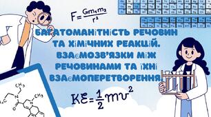 Багатоманітність речовин та хімічних реакцій. Взаємозв’язки між речовинами та їхні взаємоперетворення.