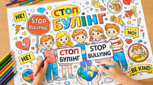 Мега розмальовка «СТОП БУЛІНГ»