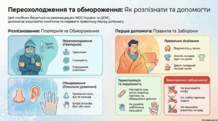 Переохолодження та обмороження