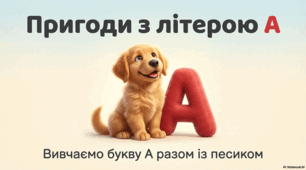Вивчаємо букву «А а»