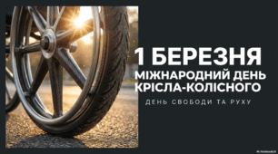 1 березня - Міжнародний день інвалідного візка (International Wheelchair Day)