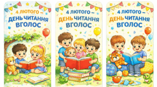 Закладки до Всесвітнього дня читання вголос