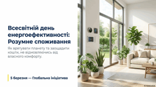 5 березня Всесвітній день енергоефективності 