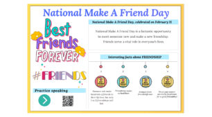 National Make A Friend Day