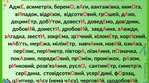 Математичний словничок