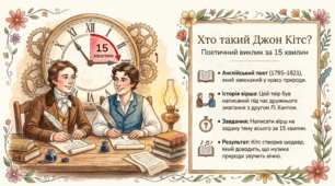 Джон Кітс (1795–1821). «Про коника та цвіркуна». Стислі відомості про автора. «Поезія землі» у вірші. «Голоси» та картини природи. Оспівування «дрібниць» природного життя
