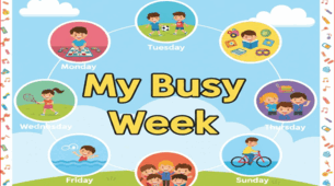 Презентація Super Minds 2  Unit 5 Lesson 3 My busy week