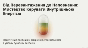 Презентація "Від перевантаження до наповнення: мистецтво керувати внутрішньою енергією"