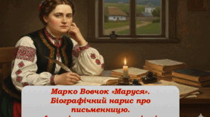 Марко Вовчок «Маруся» . Біографічний нарис про письменницю. Історія написання повісті