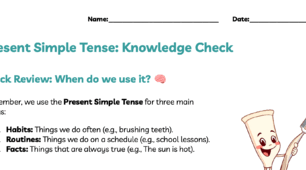 Knowledge check: Present Simple
