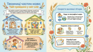 Частини мови 2 клас (Іменник, Прикметник, Дієслово, Числівник, Службові слова)