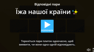 Дидактична гра: «Їжа нашої країни»