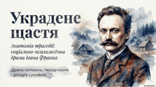 Аналіз твору І.Франка "Украдене щастя"