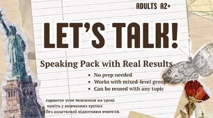 Let's Talk. Adults. Level A1 - A2+