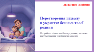 Перетворення підвалу в укриття: безпека твоєї родини. ЛЕГКО ПРО СЕРЙОЗНЕ