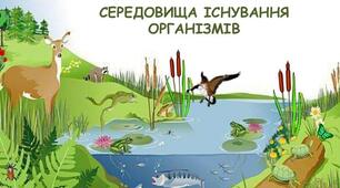 Дидактичний матеріал: "Середовище існування"