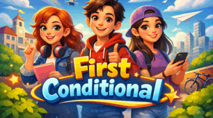 First Conditional: What will happen if…? | Презентація для підлітків (A1–A2)