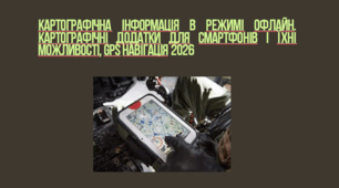 Картографічна інформація в режимі офлайн.   Картографічні додатки для смартфонів і їхні можливості, gps навігація 2026