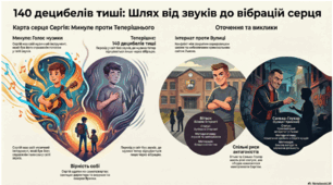 Сила духу та незламність людини .Соціально-психологічна проблематика повісті Андрія Бачинського «140 децибелів тиші».