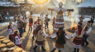Виховний захід "Масниця іде - весну за руку веде"
