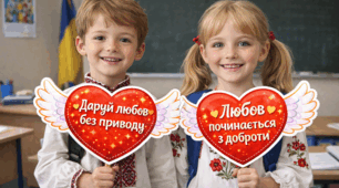 💘 Топери-валентинки. Набір фотобутафорії “Любов дає крила” до Дня закоханих