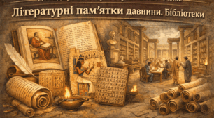 Літературні пам’ятки давнини. Бібліотеки