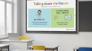 Презентація «Talking about the Future: Be going to vs Future Simple (will)» до підручника О. Карпюк, 5 клас (Kids Online)
