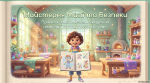 Майстерня магії та безпеки. Правила техніки безпеки на уроках технологій та трудового навчання