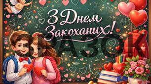 Банер "День закоханих"