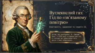 Презентація "Вуглекислий газ: властивості та одержання"