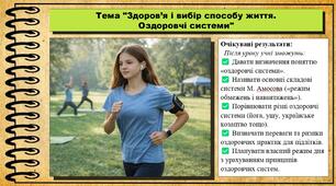 Здоров’я і вибір способу життя. Оздоровчі системи. Здоров'я, безпека та добробут. 8 клас. До підручника Гущина Н. та ін.