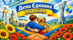 Мотиваційний озвучений відеоролик "День Єднання України"