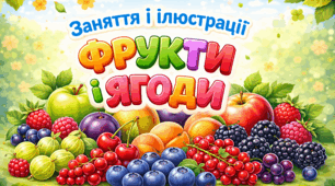 Заняття і ілюстрації «Фрукти та ягоди»