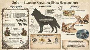Лобо. Інфографіка до вивчення твору