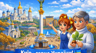 «Київ – серце України!» — PPTX презентація з наголосами для адаптації під ваш клас