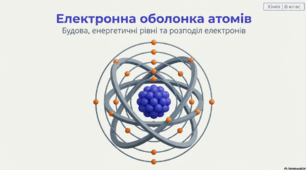 Електронна оболонка атомів.