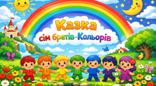 Казка "Сім братів-Кольорів" (вставляємо пропущені слова)