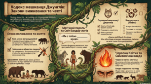 "Кодекс мешканця джунглів". Інфографіка