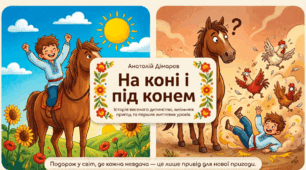 Анатолій Дімаров «На коні й під конем». Лірична оповідь головного героя про його передвоєнне дитинство, шкільні будні та юнацькі роки. Образ оповідача, риси комічного у творі