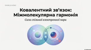 Ковалентний зв’язок.