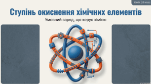 Ступінь окиснення хімічних елементів.