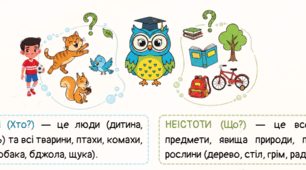 Іменники назви істот і неістот.