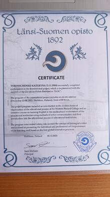  International Project in Finland